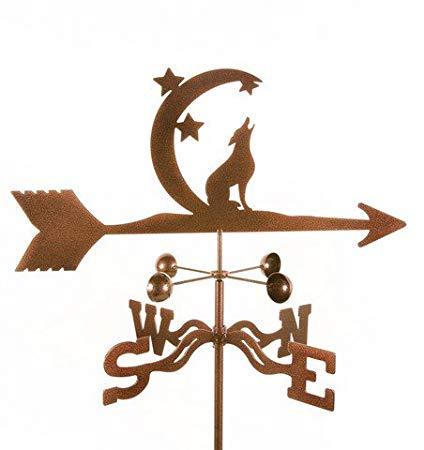 Coyote with Moon & Stars Weathervane