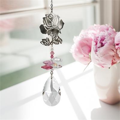 Crystal Fantasy Suncatcher - Rose