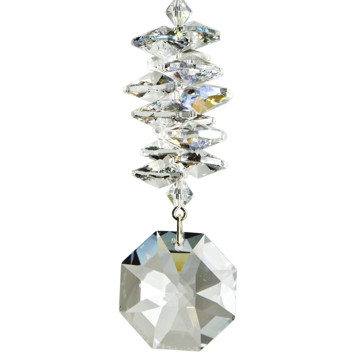 Crystal Ice Cascade Suncatcher, Octagon