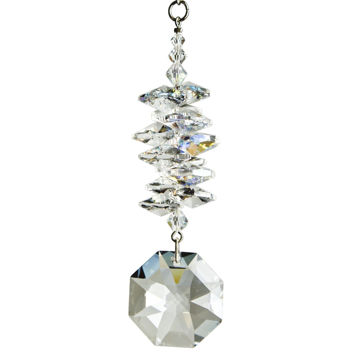 Crystal Ice Cascade Suncatcher, Octagon
