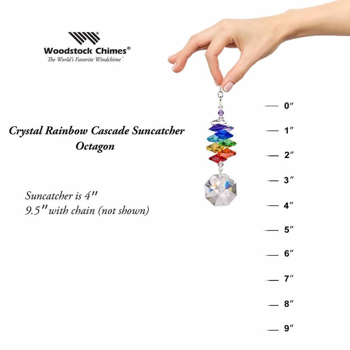 Crystal Rainbow Cascade Octago