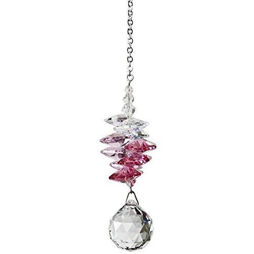 Crystal Sunrise Cascade Suncatcher, Pink