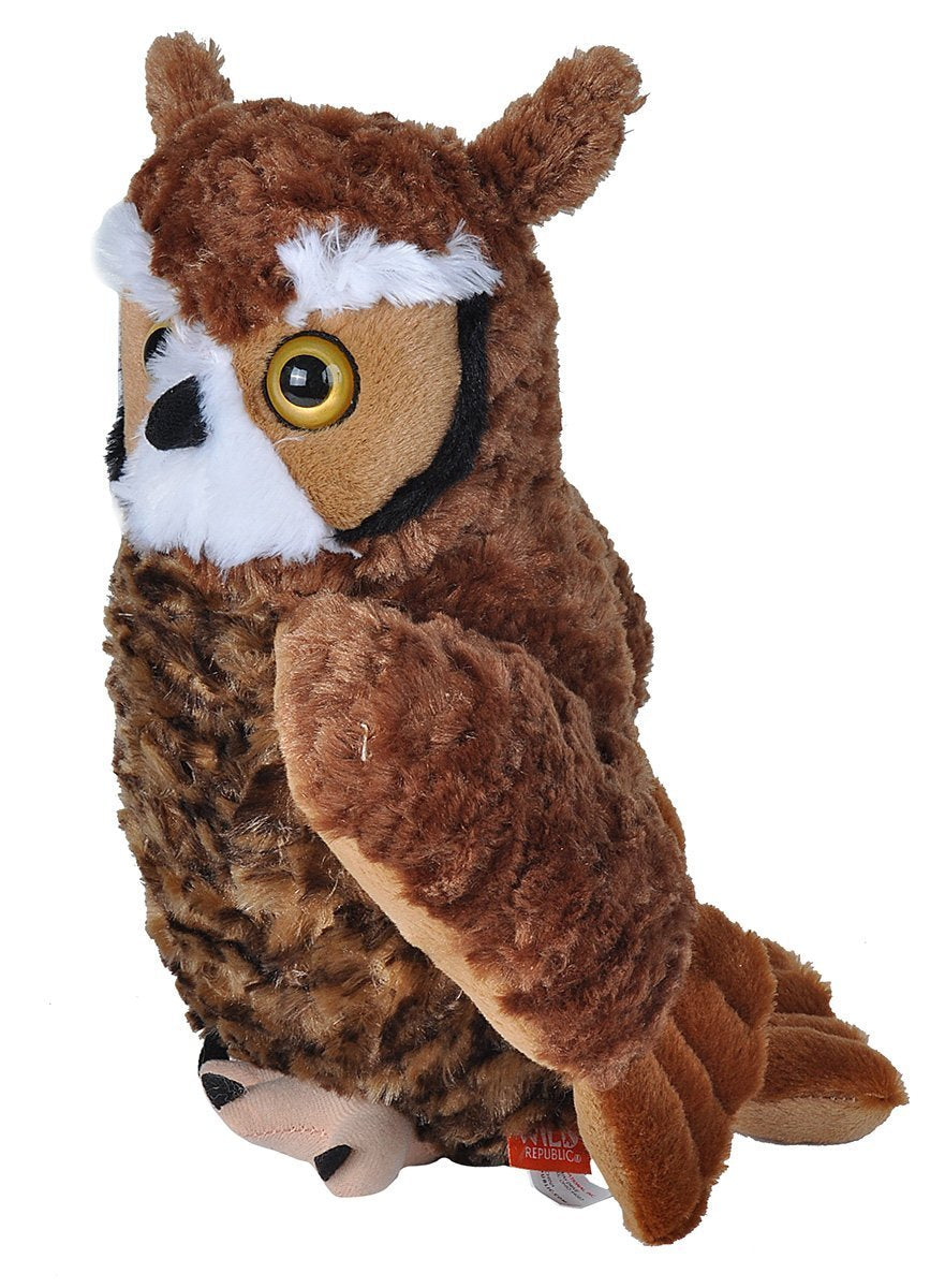 Cuddlekins Great Horned Owl, 12 Inch