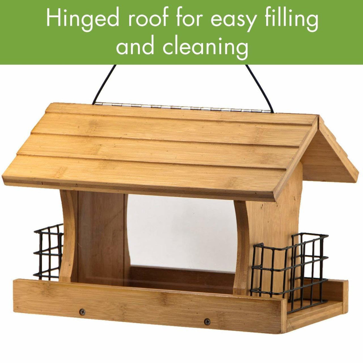 Deluxe Bamboo Feeder With Suet