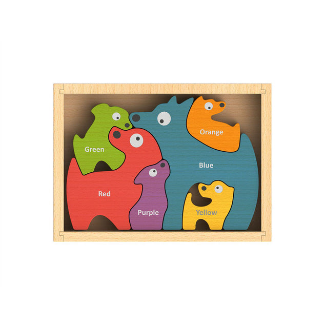Dog Family Color Puzzle