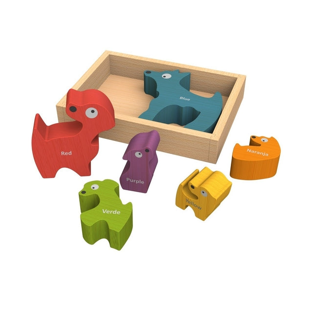 Dog Family Color Puzzle