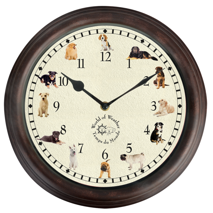 Dog Sounds Clock