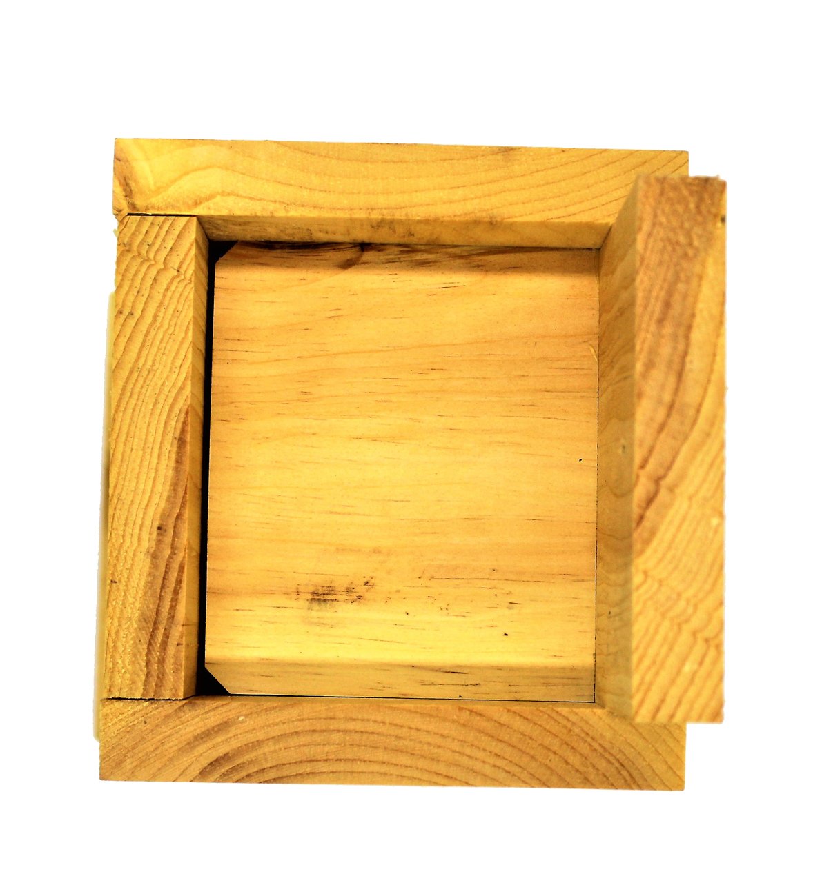 Handmade Downy Woodpecker Birdhouse