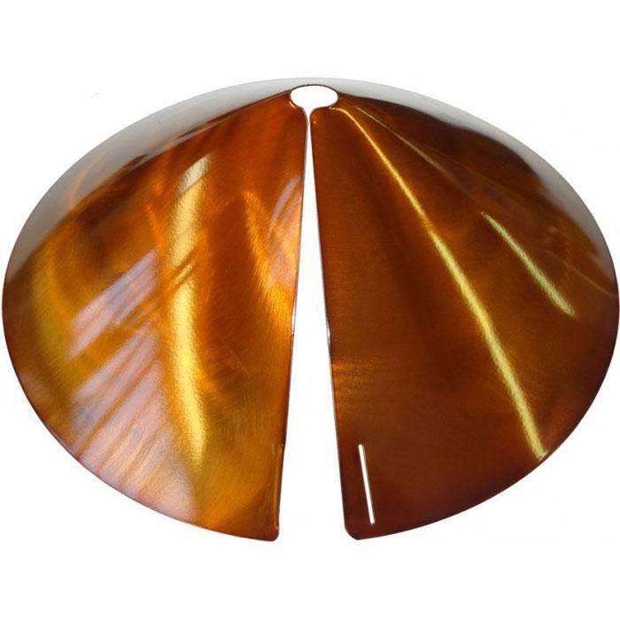 17"" Wrap-around Squirrel Baffle, Copper Tint
