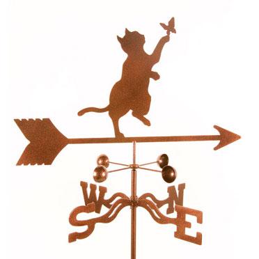 Cat & Butterfly Weathervane