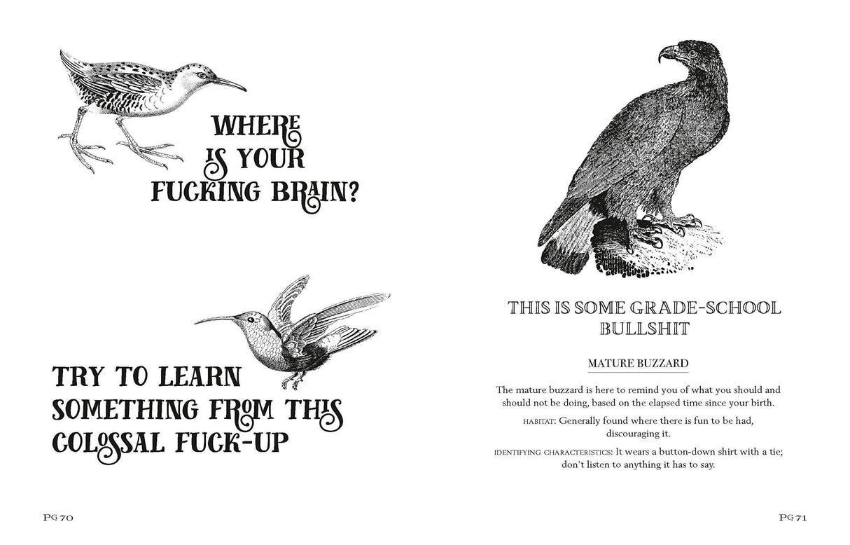 Effin' Birds: A Field Guide to Identification, Hardcover