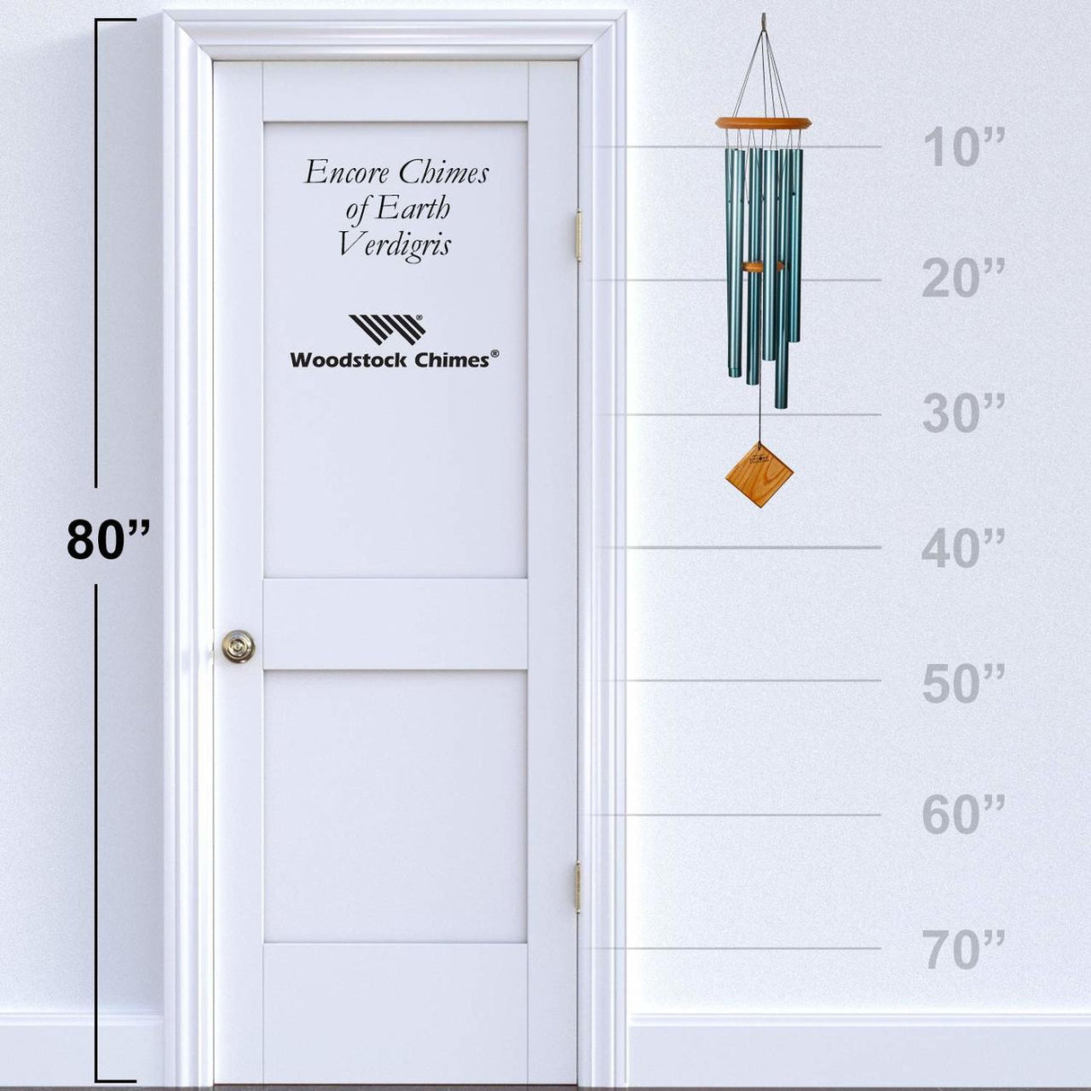 Encore Collection Verdigris Chimes of Earth Windchime