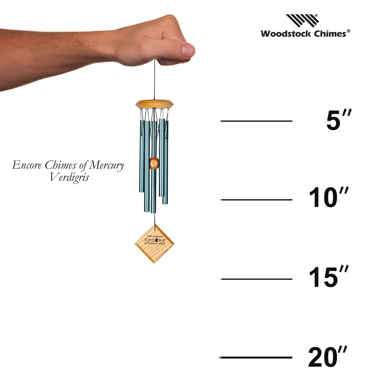 Encore Collection Verdigris Chimes of Mercury Windchime
