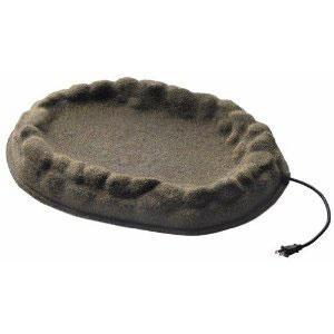 Farm Innovators Four Seasons Sand-Coated Ground Bird Bath
