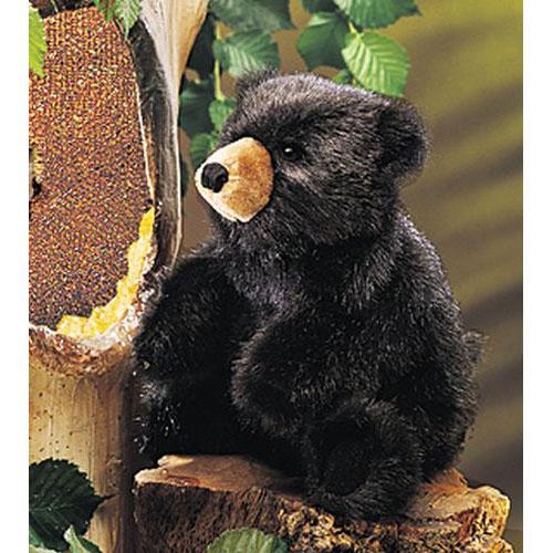 Baby Black Bear Hand Puppet