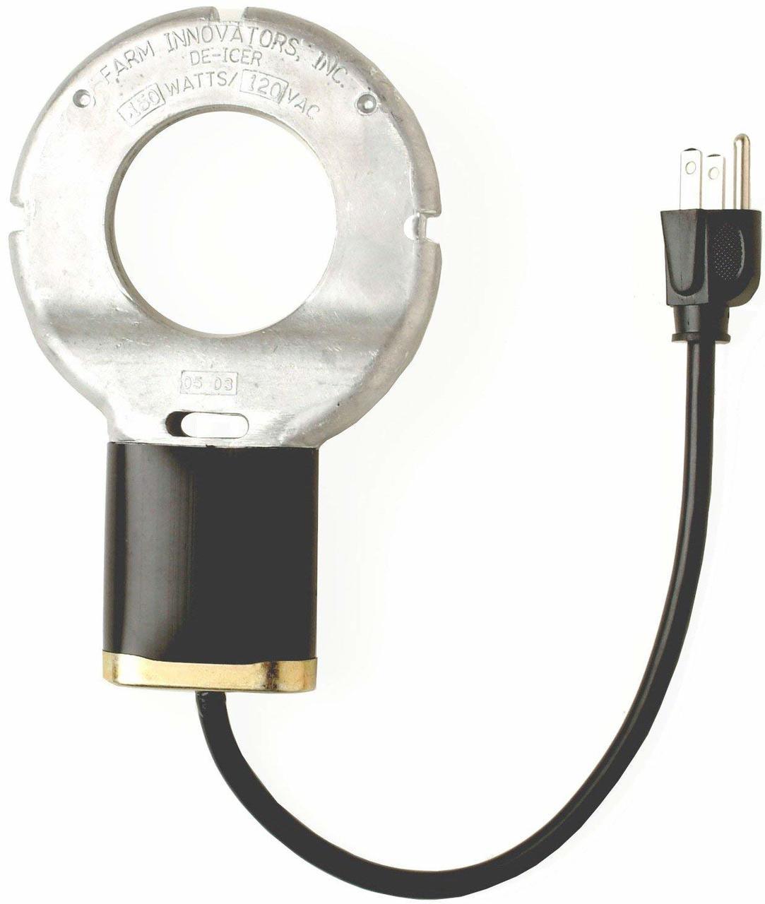 Farm Innovators Premium Cast Aluminum Birdbath De-Icer, 150-Watt