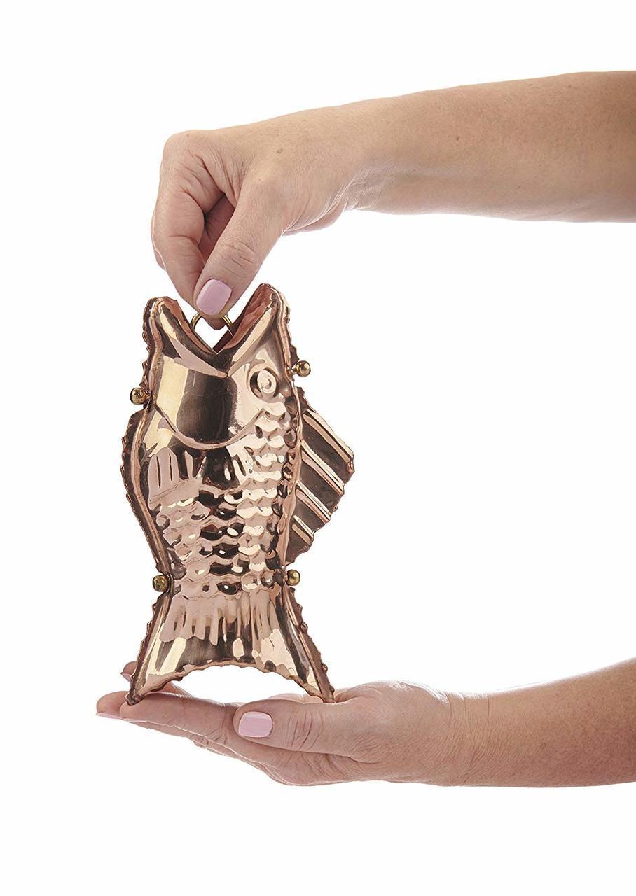 Fish Pure Copper 8.5 ft. Rain Chain