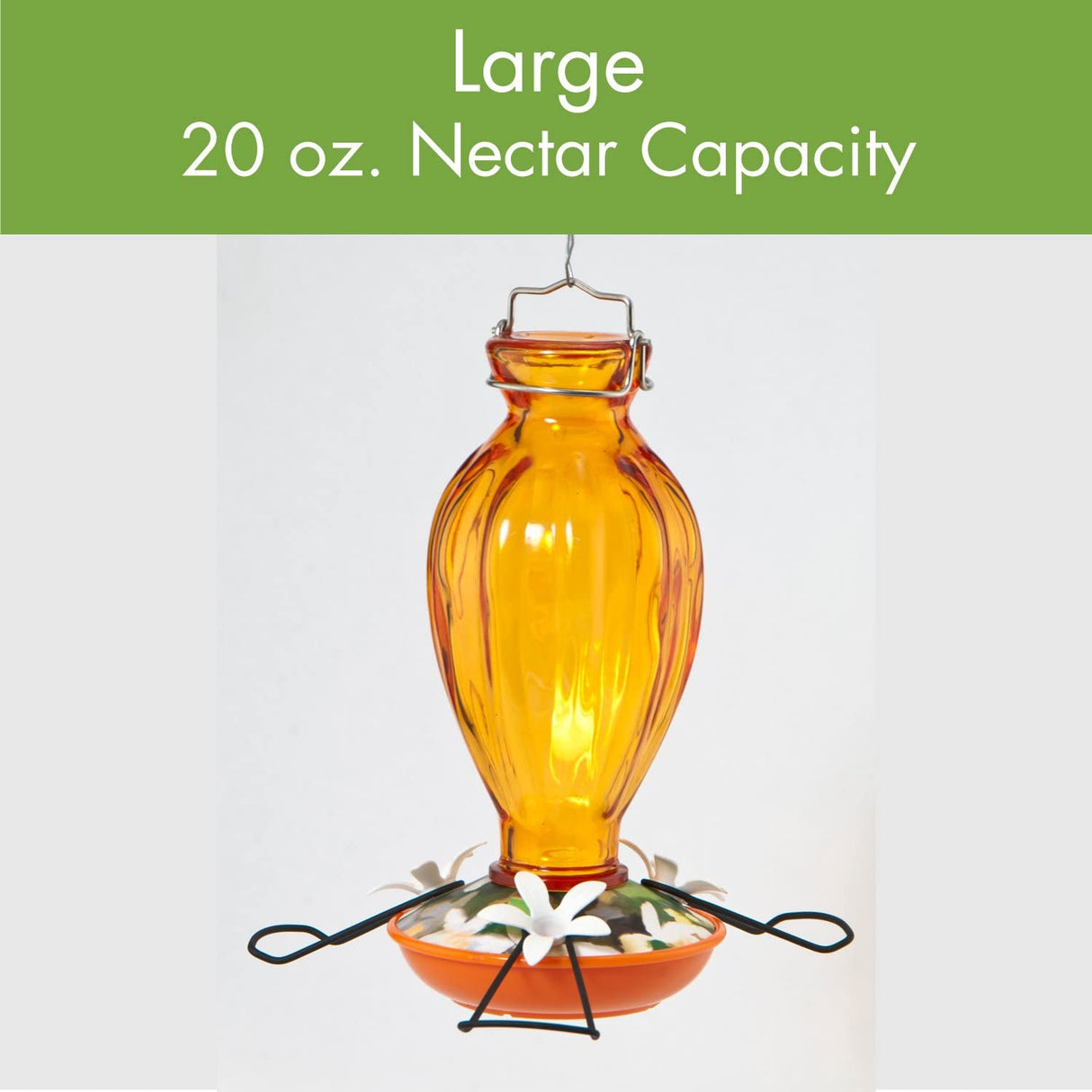 Fluted Glass Oriole Feeder