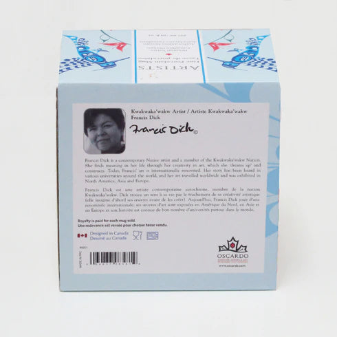 Francis Dick Peace, Love and Happiness Porcelain Mug