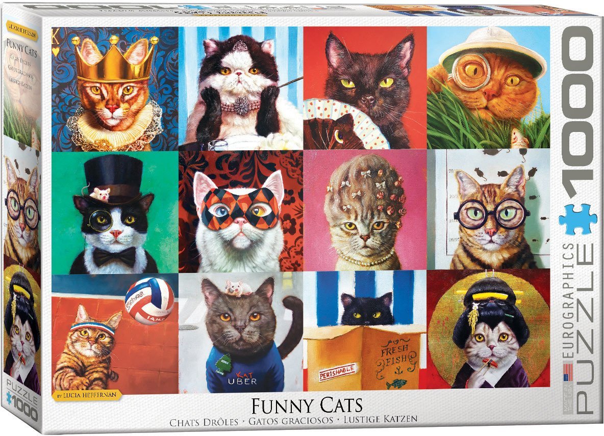 Funny Cats 1000-Piece Puzzle