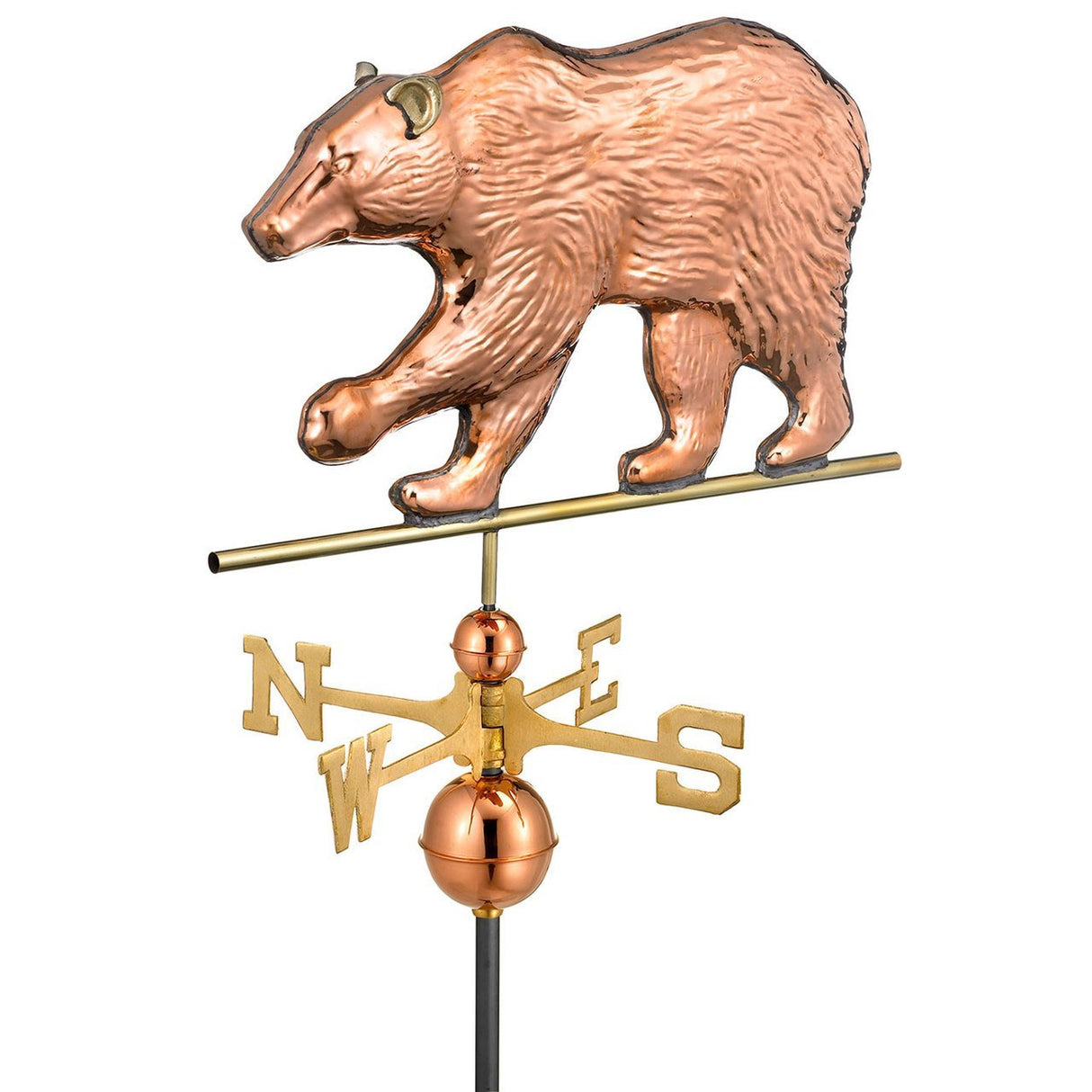 Bear Weathervane, Polished