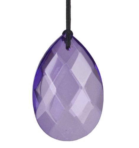 Gem Drop Windchime, Violet, 10-Inch