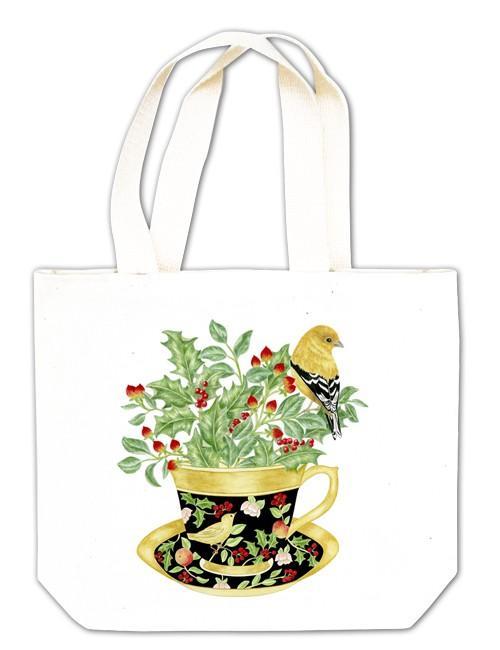 Gift Tote Gold Teacup