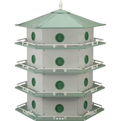 Aluminum 24-Room Deluxe Purple Martin House