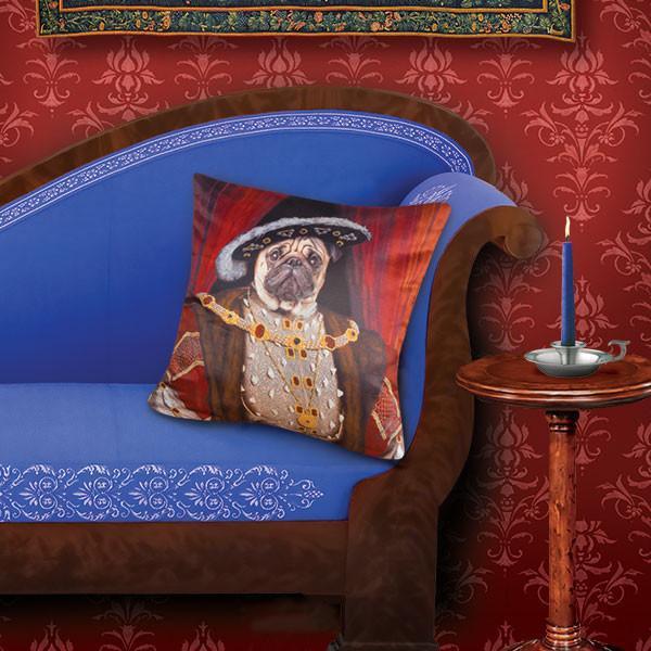 Henry the Pug Pillow Cover