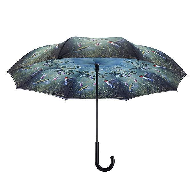 Hautman Humming Birds Reverse Close Umbrella