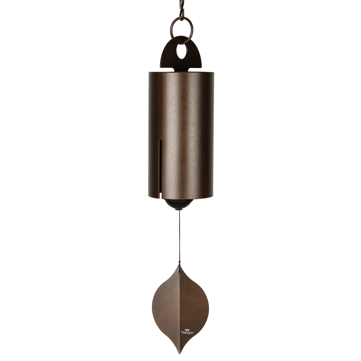 Heroic Wind Bell, Large Antique Copper