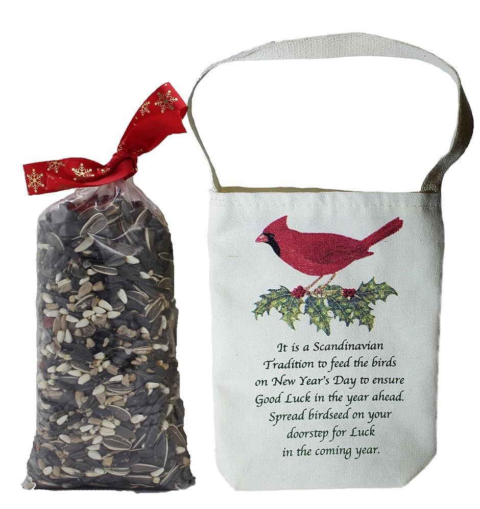 Holiday Good Luck Gift Cardinal w/Bird Seed