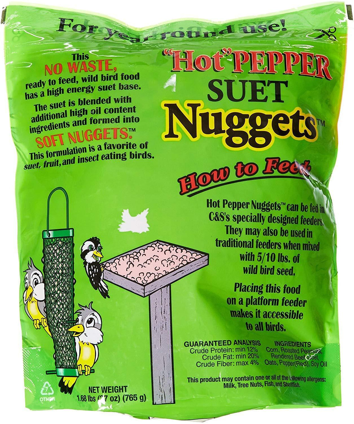 Hot Pepper Suet Nuggets
