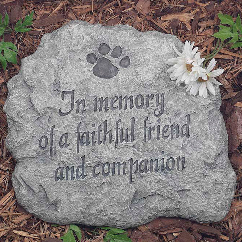 In Memory Of A Faithful Friend And Companion Stepping Stone