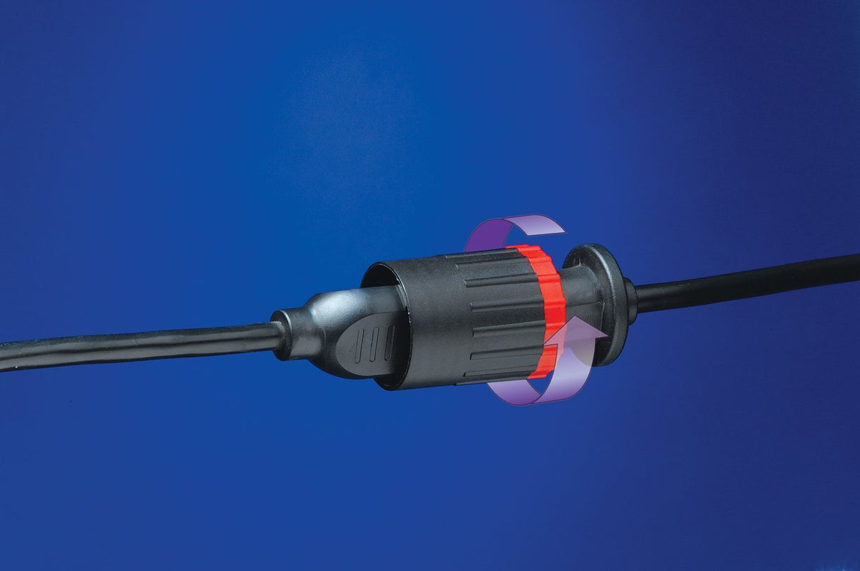 LockNDry Indoor/Outdoor Power Supply Cord, 25 Feet