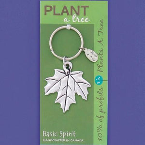 Leaf Plant A Tree Contribution Key Chain