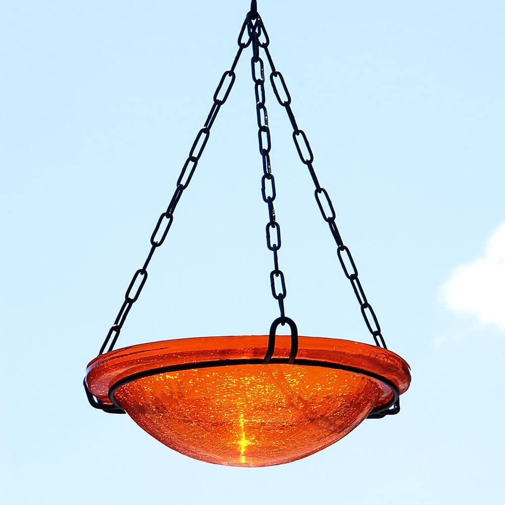 Mandarin Hanging Birdbath