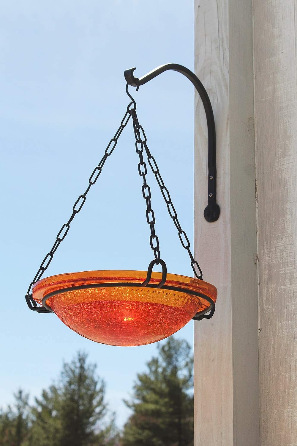 Mandarin Hanging Birdbath