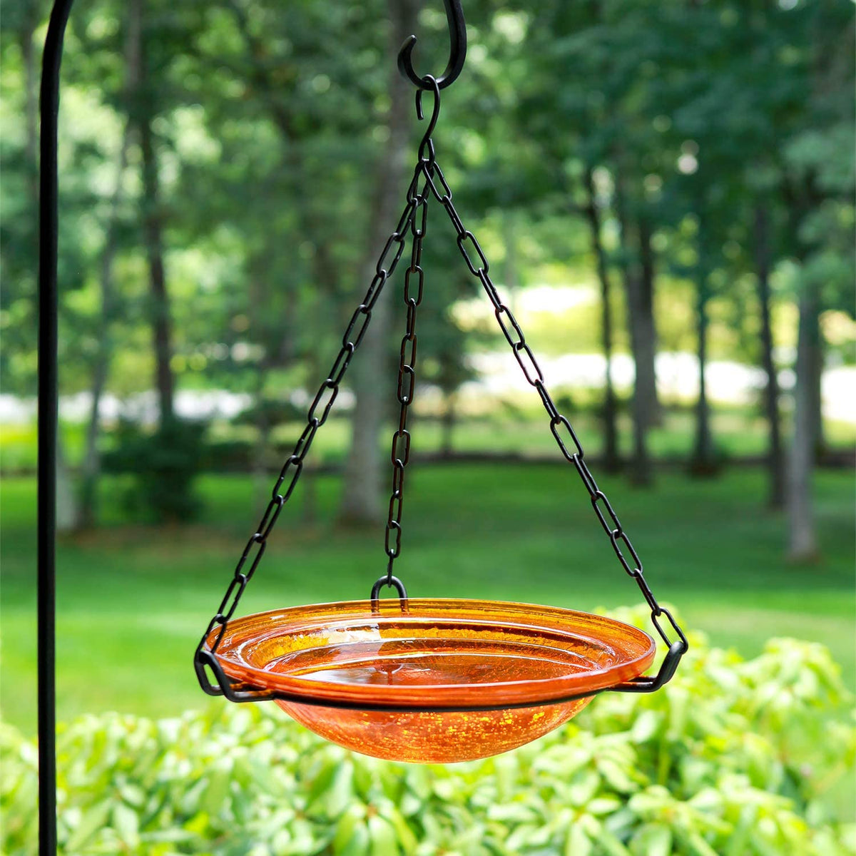 Mandarin Hanging Birdbath