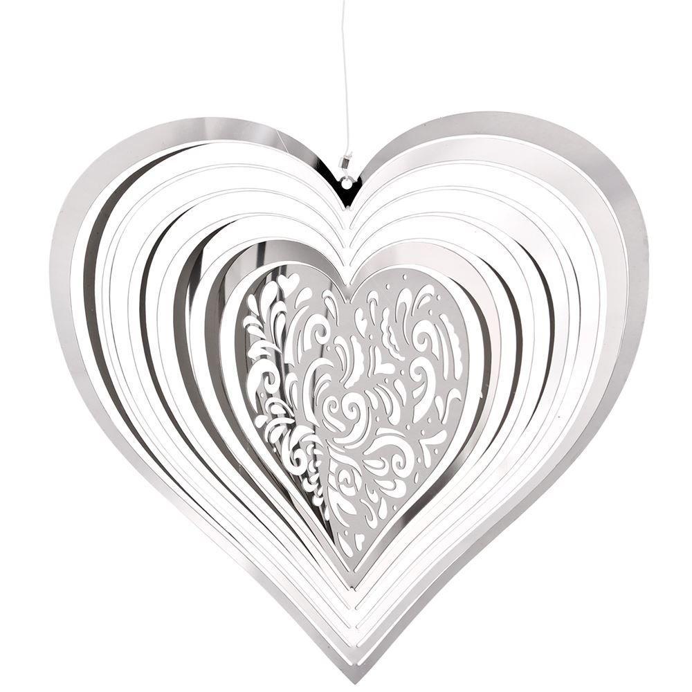 Shimmers Metal Heart Sun Catcher