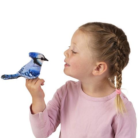 Mini Blue Jay Puppet