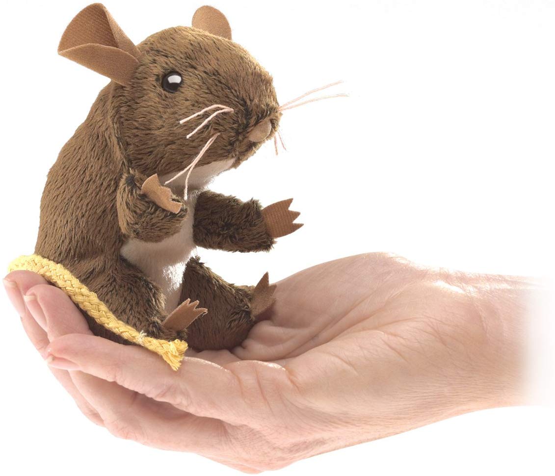 Mini Field Mouse Finger Puppet