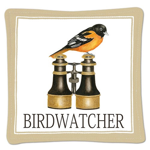 Spiced Mug Mats Birdwatcher, Set of 4