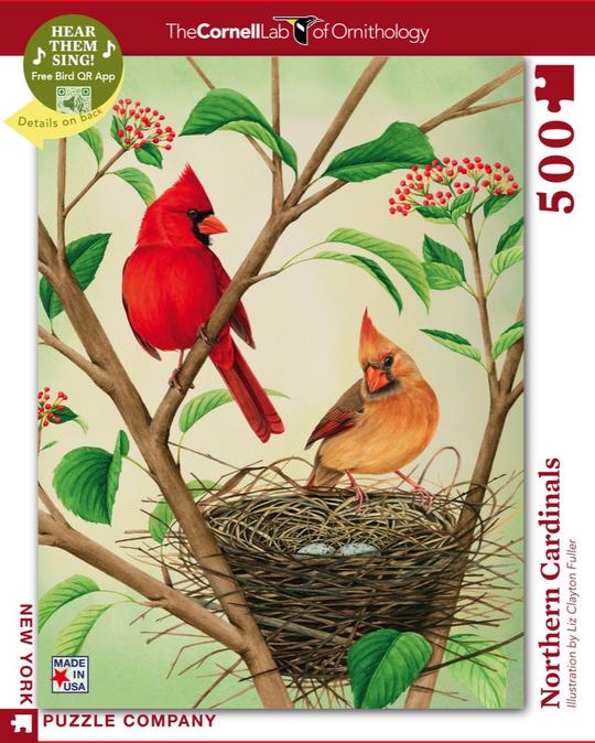 Northern Cardinals 500 Piece Jigsaw Puzzle