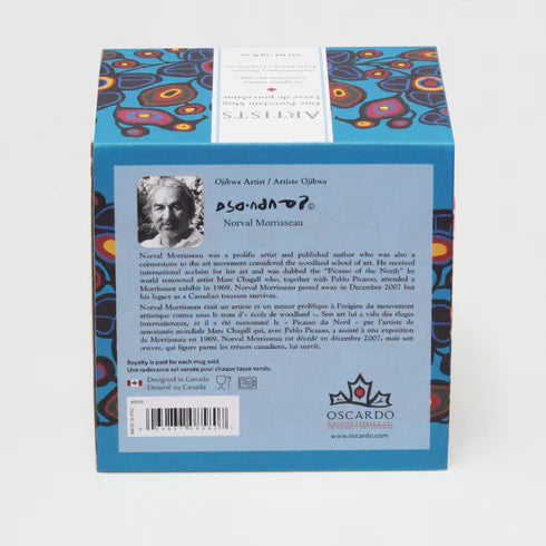 Norval Morrisseau Flowers and Birds Porcelain Mug