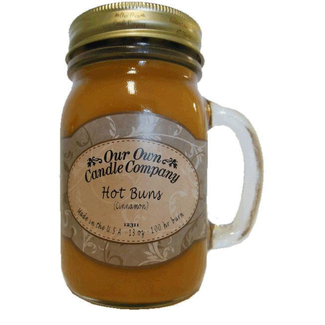Hot Buns Cinnamon Mason Jar Soy Candle