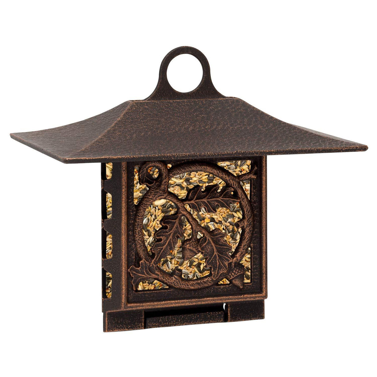 Oak Leaf Suet Feeder, Oil Rub Bronze
