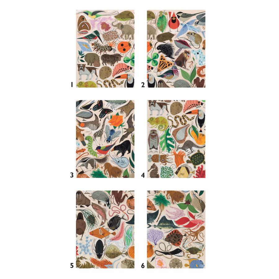Charley Harper Tree of Life Block Puzzle, 12pc