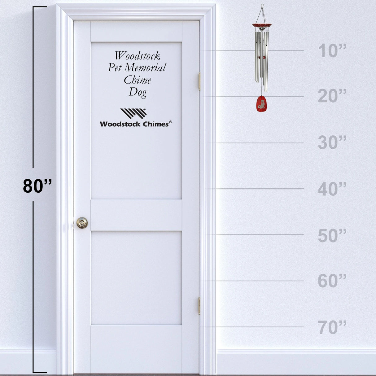 Pet Memorial Chime, Dog