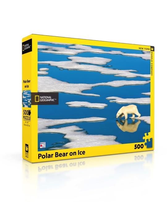 Polar Bear On Ice 500 Piece Jigsaw Puzzle